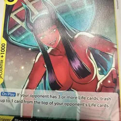 One Piece card, Nico Robin, straw hat crew, OP09-107, R, (Nikihayashi) Tag Nami - Image 1