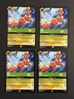 Disney Lorcana Tod Knows All The Tricks Legendary Non-foil Winterspell Qty 4 - Image 1