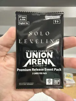 Union Arena Solo Leveling Premium Release Event Pack SEALED NEW - Image 1