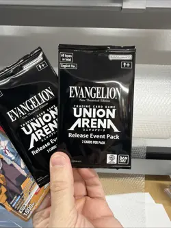 Union Arena Evangelion Release Event Rei Ayanami Promo & 2 Packs - Image 2