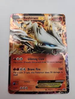 Pokemon Pokemon TCG Reshiram EX BW36 Black Star Promo Black & White Holo Card - Image 1