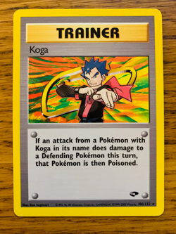 Koga Trainer (106/132) Rare Gym Challenge Set Pokemon Card! FREE P&P! - Image 1