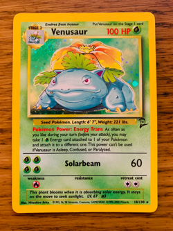 Venusaur (18/130) Holo Base Set 2 Pokemon Card! FAST & FREE P&P! - Image 1