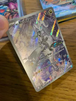 NM! Stamped N's Reshiram (167/159) Journey Together Illustration Pokemon Card! - Image 3