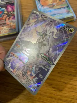 NM! Stamped N's Reshiram (167/159) Journey Together Illustration Pokemon Card! - Image 4