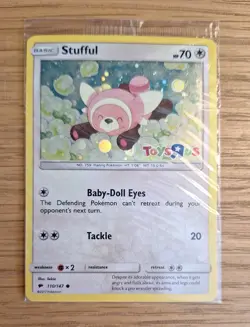 SEALED Stufful - 110/147 - Toys R Us Stamped Holo Promo Pokemon Card - Image 1