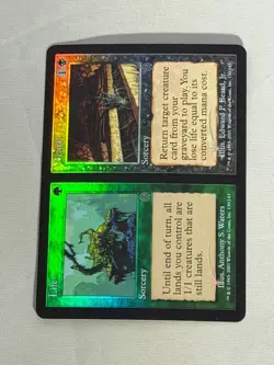 MTG FOIL Life Death Apocalypse Magic the Gathering - Image 1