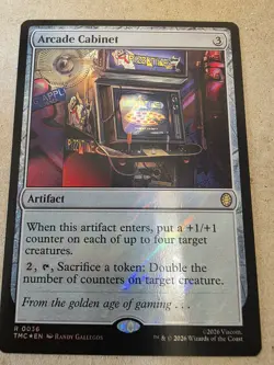 Arcade Cabinet - (Surge Foil) Commander: Teenage Mutant Ninja Turtles - Mtg - Image 1