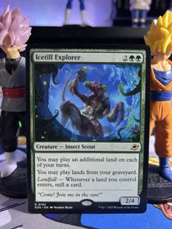 Magic: The Gathering Icetill Explorer EOE 0192 Rare Creature Green 2/4 - Image 1