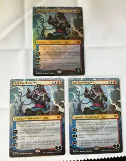 Ral, Crackling Wit #341 FOIL & non-foil (set of 3!) RARE Bloomburrow NM!! - Image 1