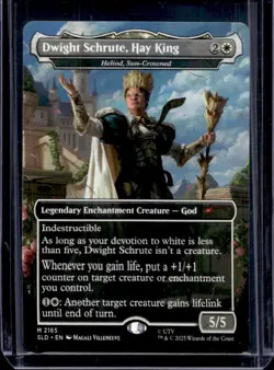 2025 Magic The Gathering Secret The Office Dwight Schrute Hay King Foil #2165 - Image 1