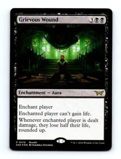 #416 2024 Duskmourn: House of Horror DSK Grievous Wound PROMO FOIL - Image 1