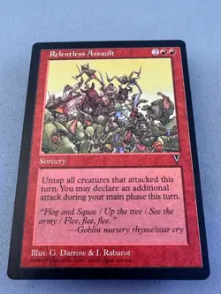 Relentless Assault Visions MTG—Never Played Near Mint—Vintage Magic - Image 3