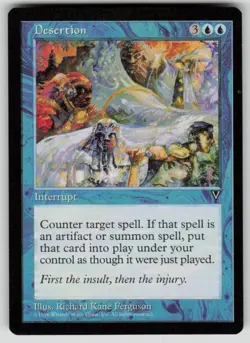 Desertion Rare Visions MTG Near Mint - Image 1