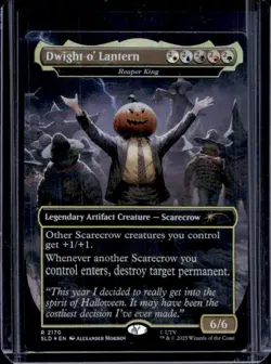 2025 Magic The Gathering Secret Lair The Office Dwight o' Lantern Foil #2170 - Image 1