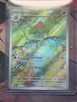 Pokemon Ivysaur Illustration Rare Scarlet & Violet 151 167/165 - Image 1