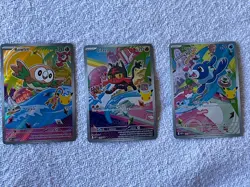 Pokemon 2026 First Partner Illustration Collection Series 1 Promos Set 43-45 - Image 1