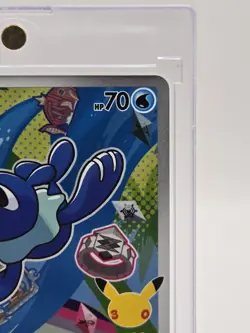 Pokemon First Partner Illustration Popplio Black Star Full Art MEP 045 - Image 3
