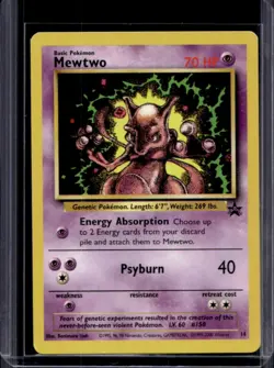 1999 Pokemon Wizards Black Star Promos Mewtwo #14 - Image 1