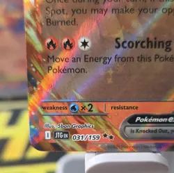 Pokemon Volcanion ex 031/159 Sv09: Journey Together Holo - Image 2