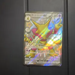 Pokemon Alakazam ex 215/091 SV: Paldean Fates Shiny Ultra Rare Holo 310HP - Image 1