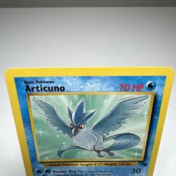 Articuno 17/62 Fossil Unlimited Pokemon Rare HP/DMG - Image 4