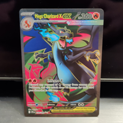 Pokemon Mega Charizard X EX 109/094 Me02 Phantasmal Holo HP 360 English - Image 1