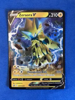 Pokemon TCG Zeraora V SWSH263 Sword & Shield Promo Holo Basic 210 HP - Image 1