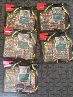 Pokemon Mega Evolution / Phantasmal Flames 3 Pack Blisters Lot of 5 - Image 1