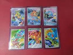 Pokemon 1st Partner Lot Of 6 Charmander Bulbasaur, Squirtle, Turtwig, Chim, Pop - Image 1