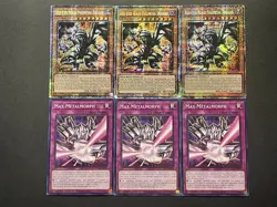 Red-Eyes Black Fullmetal Dragon | Starlight Rare + 3x Max Metalmorph | YuGiOh! - Image 1