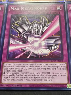 Red-Eyes Black Fullmetal Dragon | Starlight Rare + 3x Max Metalmorph | YuGiOh! - Image 4