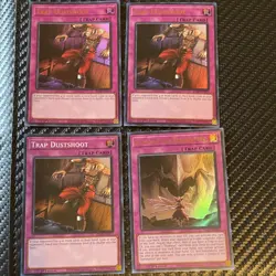 Yu-Gi-Oh! TCG Trap Dustshoot Trap-Normal Secret Rare Foil 1st Ed RA05-EN077 - Image 1