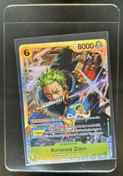 2026 One Piece Egghead Roronoa Zoro Super Rare Borderless #ST29-014 - Image 1