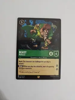 Disney Lorcana - The First Chapter - Beast Wolfsbane - 70/204 Legendary NM - Image 1