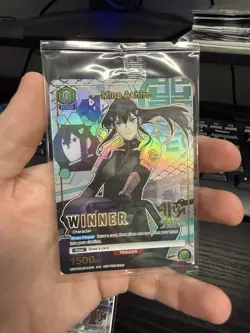 Mina Ashiro (Winner) Kaiju No. 8 Foil Union Arena Promotion Cards KJ8-1-041 NM - Image 1