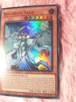 Yu-gi-oh! Regenesis Sage ALIN-EN014 Ultra Rare 1st Edition Alliance Insight Card - Image 3