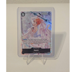 One Piece Nami OP15-086 Holo Character Card 6000HP 8 Super Rare - Image 1