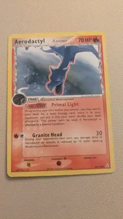 Aerodactyl 35/110 EX Holon Phantoms Non Holo Rare Pokemon Card 2006 - Image 1