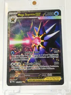 Pokemon Mega Starmie EX 330 HP Jetting Blow Nebula Beam Holo Card POR 118/088 - Image 3
