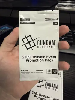 [ENGLISH] Gundam Card Game ST09 Release Event Promotion Pack *SEALED* - Image 1