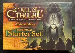 CALL OF CTHULHU card game premium starter set arkham edition lovecraft - Image 1