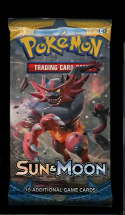 Pokemon Sun & Moon Booster Pack - 10 Cards Incineroar Artwork - Image 2