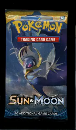 Pokemon Sun & Moon Booster Pack - 10 Cards Lunala Artwork - Image 2