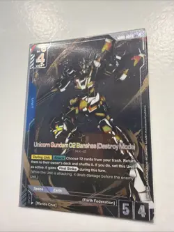 Unicorn Gundam 02 Banshee (Destroy Mode) (LR+) GD01-003 - Gundam TCG Card Game - Image 1