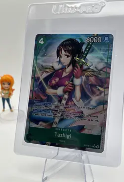 Bandai One Piece CCG Tashigi EB03-018 Heroines Super Rare Blocker Foil Card - Image 1