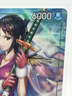 Bandai One Piece CCG Tashigi EB03-018 Heroines Super Rare Blocker Foil Card - Image 3