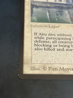 Abu Jafar Arabian Nights Mtg Magic: The Gathering Card LP - Image 2