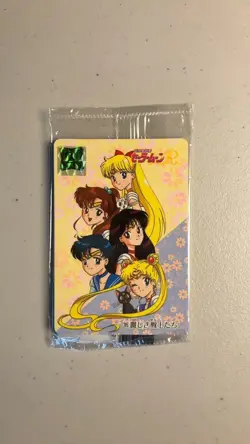 One Sealed Vintage Pack x7 Cards 1993 - 1995 Sailor Moon Carddass Bandai - 154 - Image 1