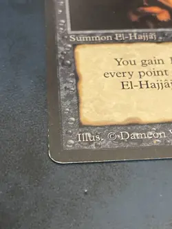 El-Hajjaj Arabian Nights Mtg Magic The Gathering Card LP - Image 2